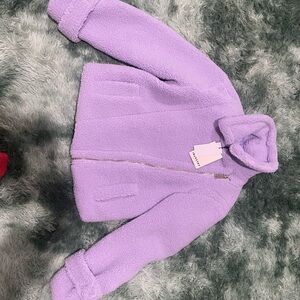 Lilac Teddy Jacket